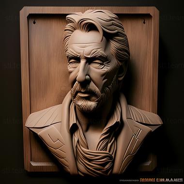 3D model Hans Gruber Die HardAlan Rickman (STL)